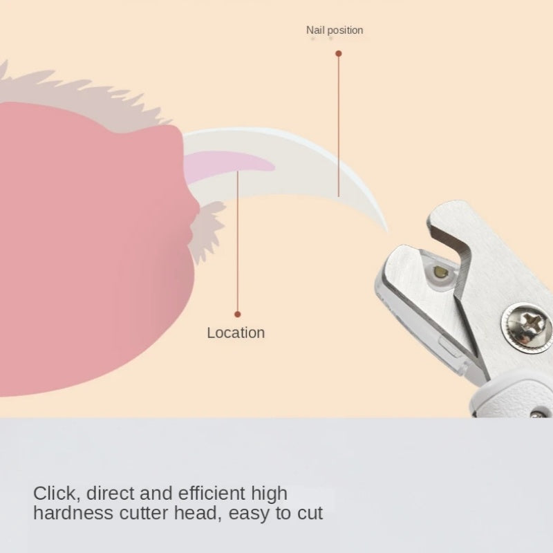 TrimSafe™ LED Pet Nail Clipper with Splash Guard