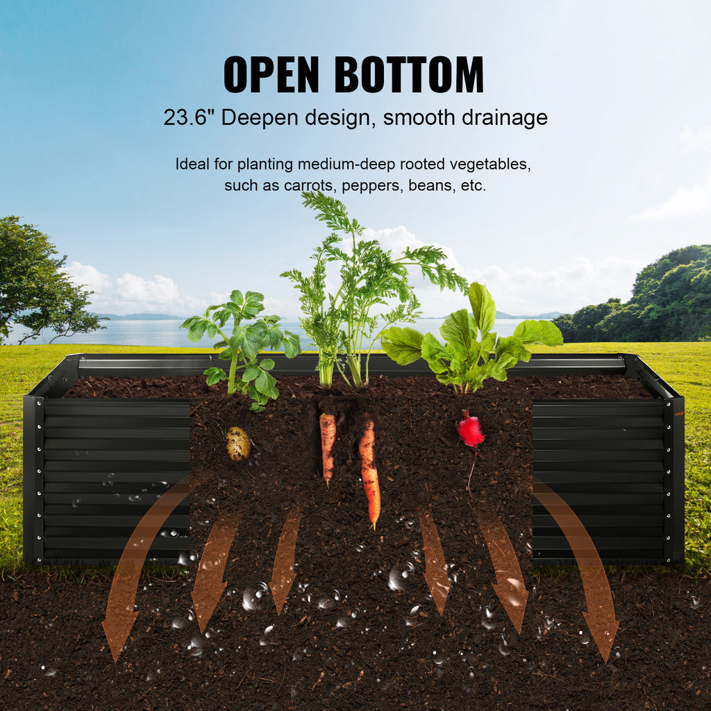 VEVOR Galvanized Grow Bed