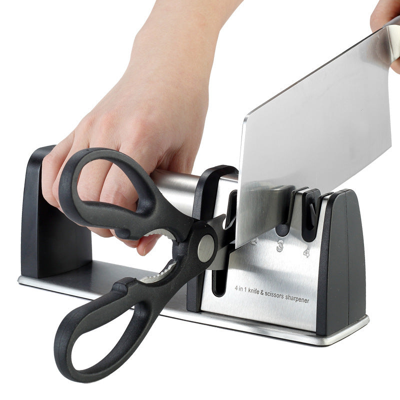 SharpEdge™ 4-in-1 Pro Knife & Scissors Sharpener