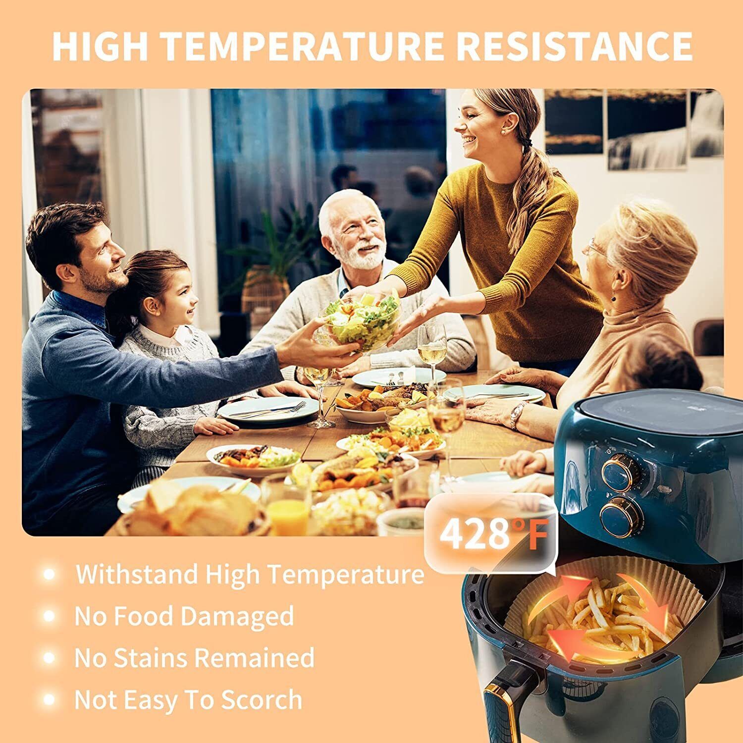 FryFresh™ Disposable Air Fryer Liners