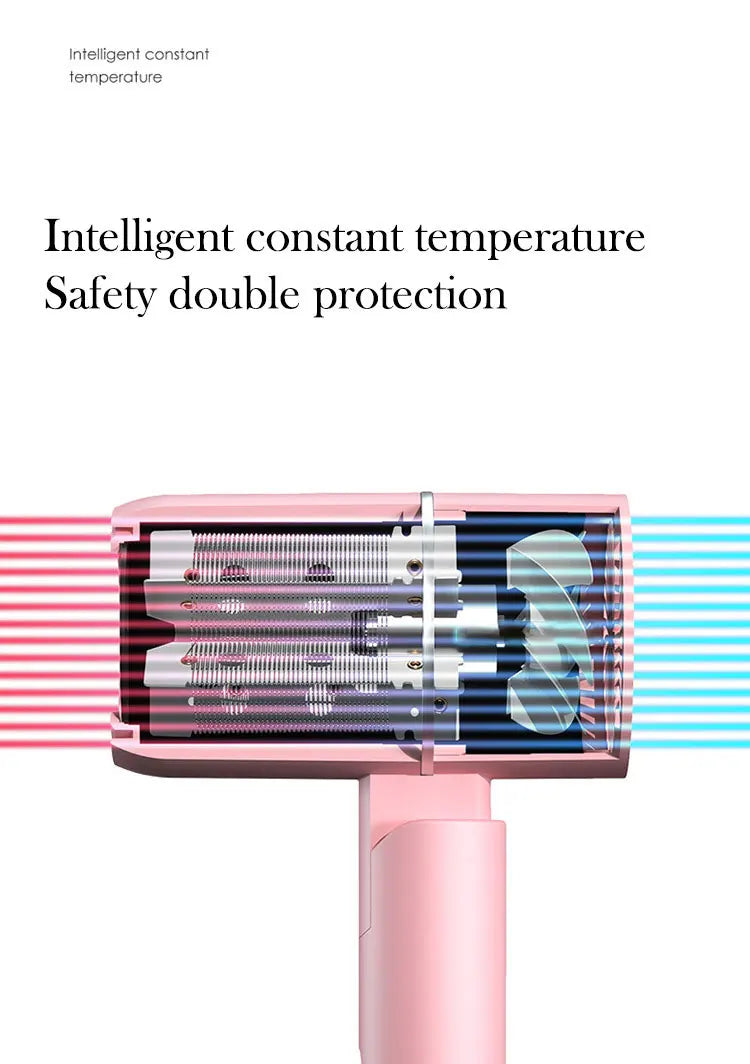GlowJet™ Compact Travel Hair Dryer