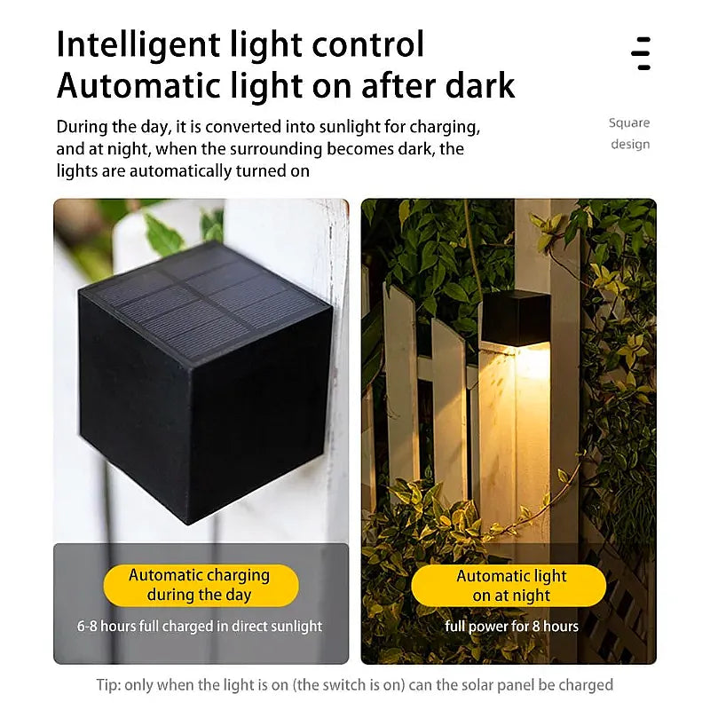 LumiBloc™ Solar Wall Lights