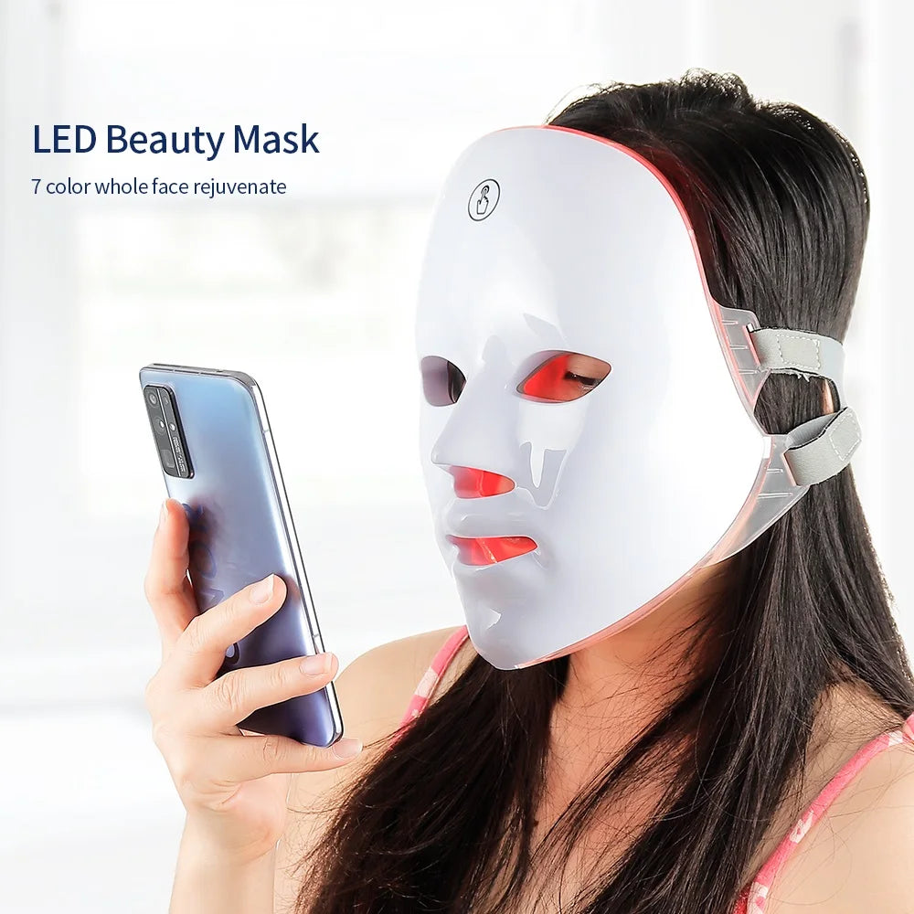 SpectraLuxe™ 7-Color Wireless LED Face & Neck Mask