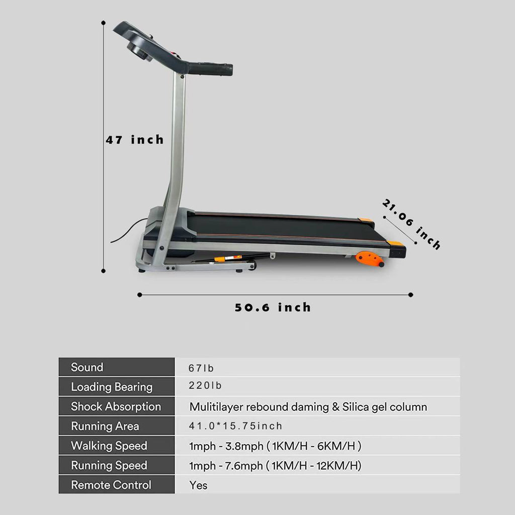 StrideFlex™ Folding Treadmill
