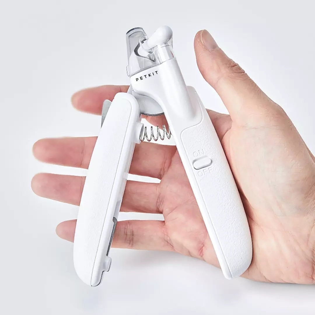 TrimSafe™ LED Pet Nail Clipper with Splash Guard