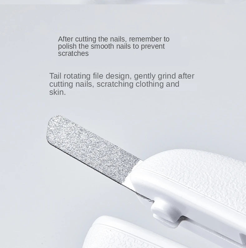 TrimSafe™ LED Pet Nail Clipper with Splash Guard