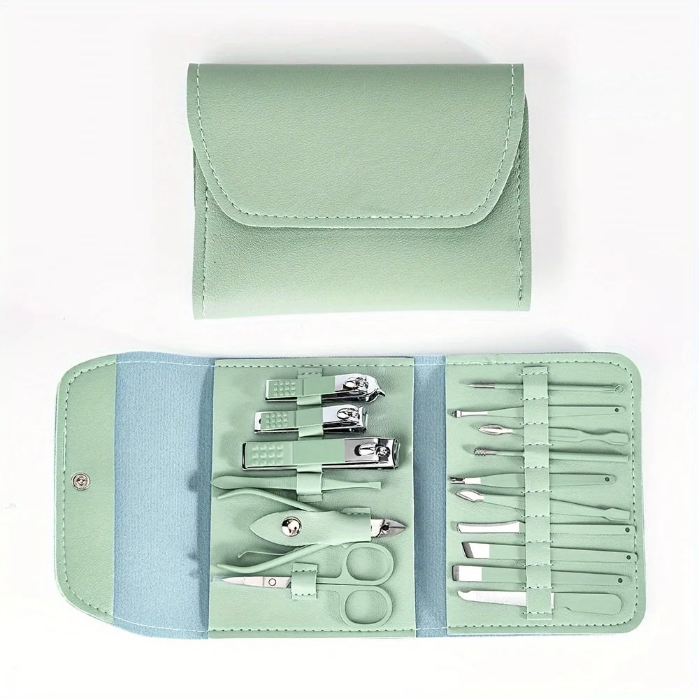 NailPro™ 16-Piece Manicure & Pedicure Grooming Set